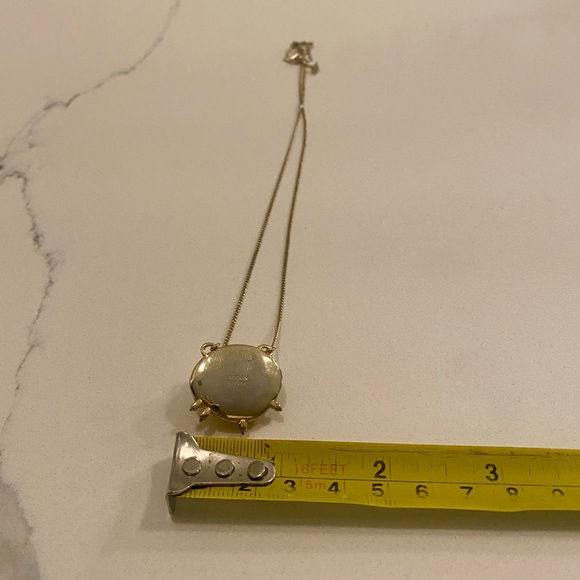 Alexis Bittar Gold adjustable Necklace with Turquoise & Crystal Accents - Picture 7 of 7